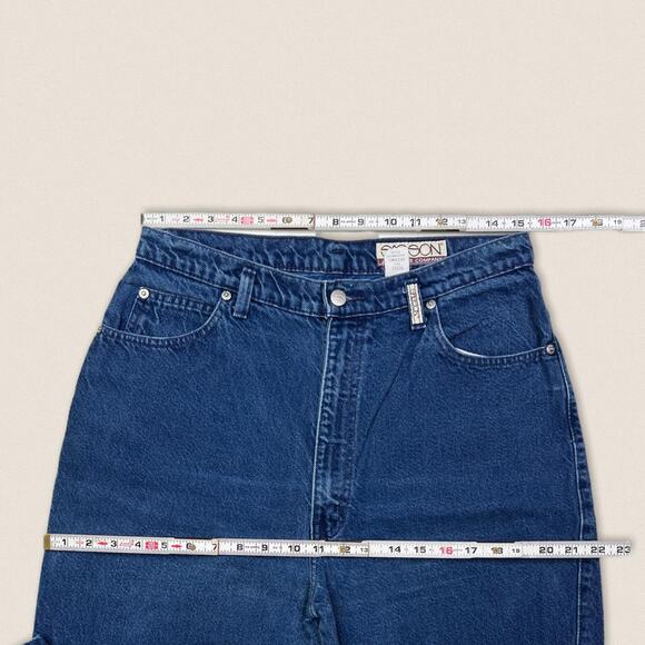 Vintage Sasson Mom Jeans High Waisted Rise - Size 31 x 26 PETITE SHORT - Picture 3 of 4